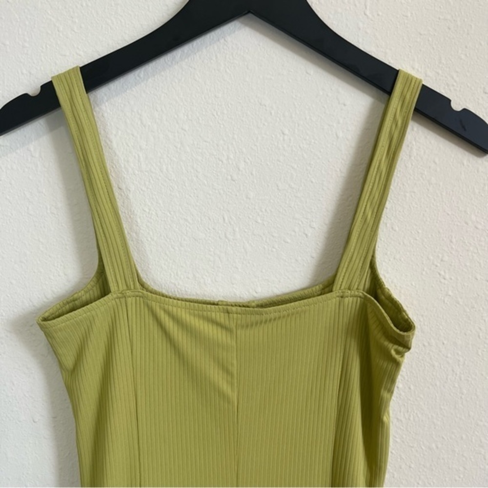 Bustier Bodycon Dress Ribbed Midi - Picture 7 of 11